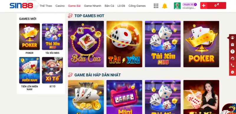 Game Bài Sin88 – Trải Nghiệm Giải Trí Bất Tận Cùng Các Cao Thủ 14 Game Bài Sin88 – Trải Nghiệm Giải Trí Bất Tận Cùng Các Cao Thủ