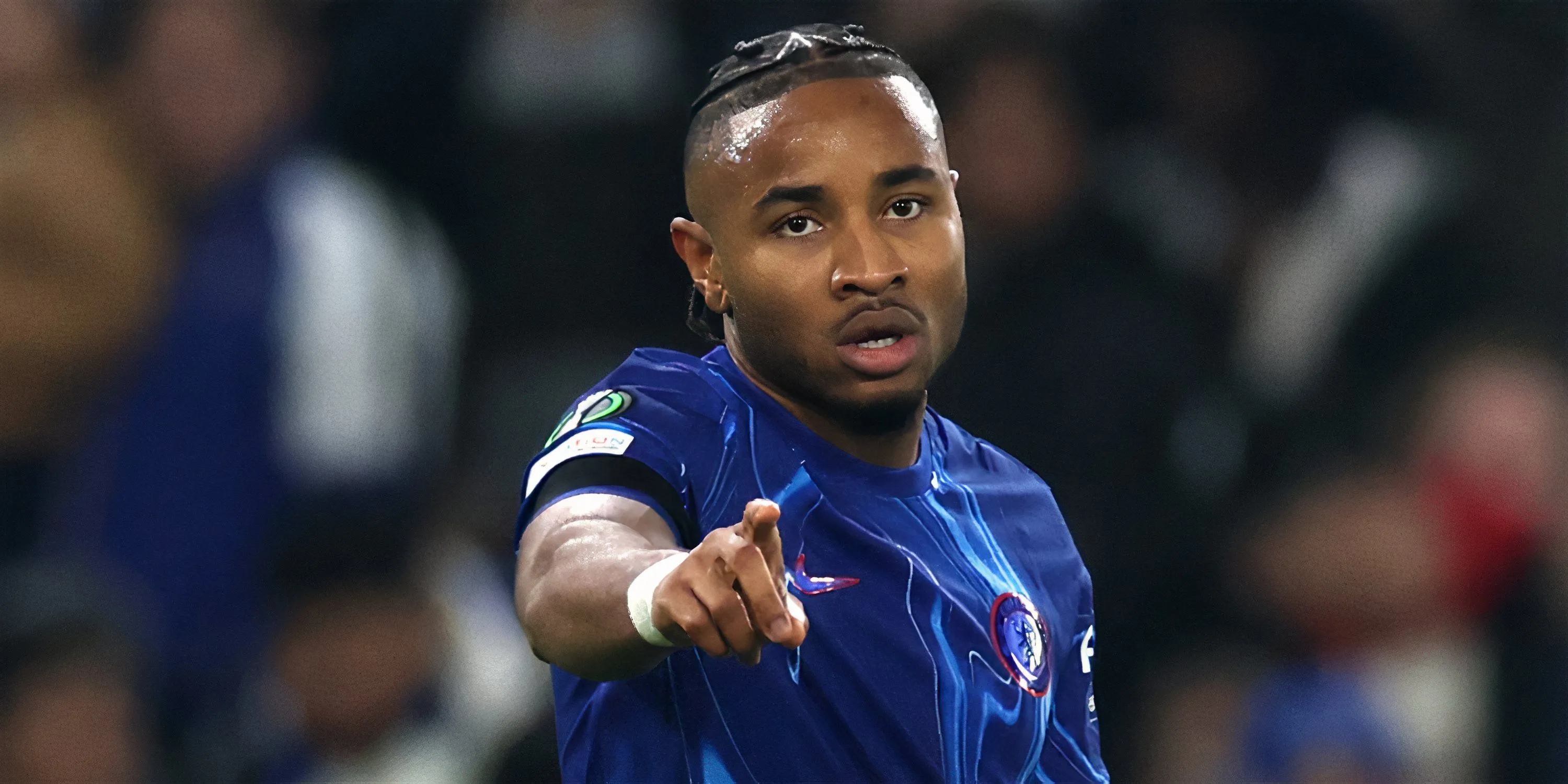 Christopher Nkunku ăn mừng bàn thắng cho Chelsea tại Premier League