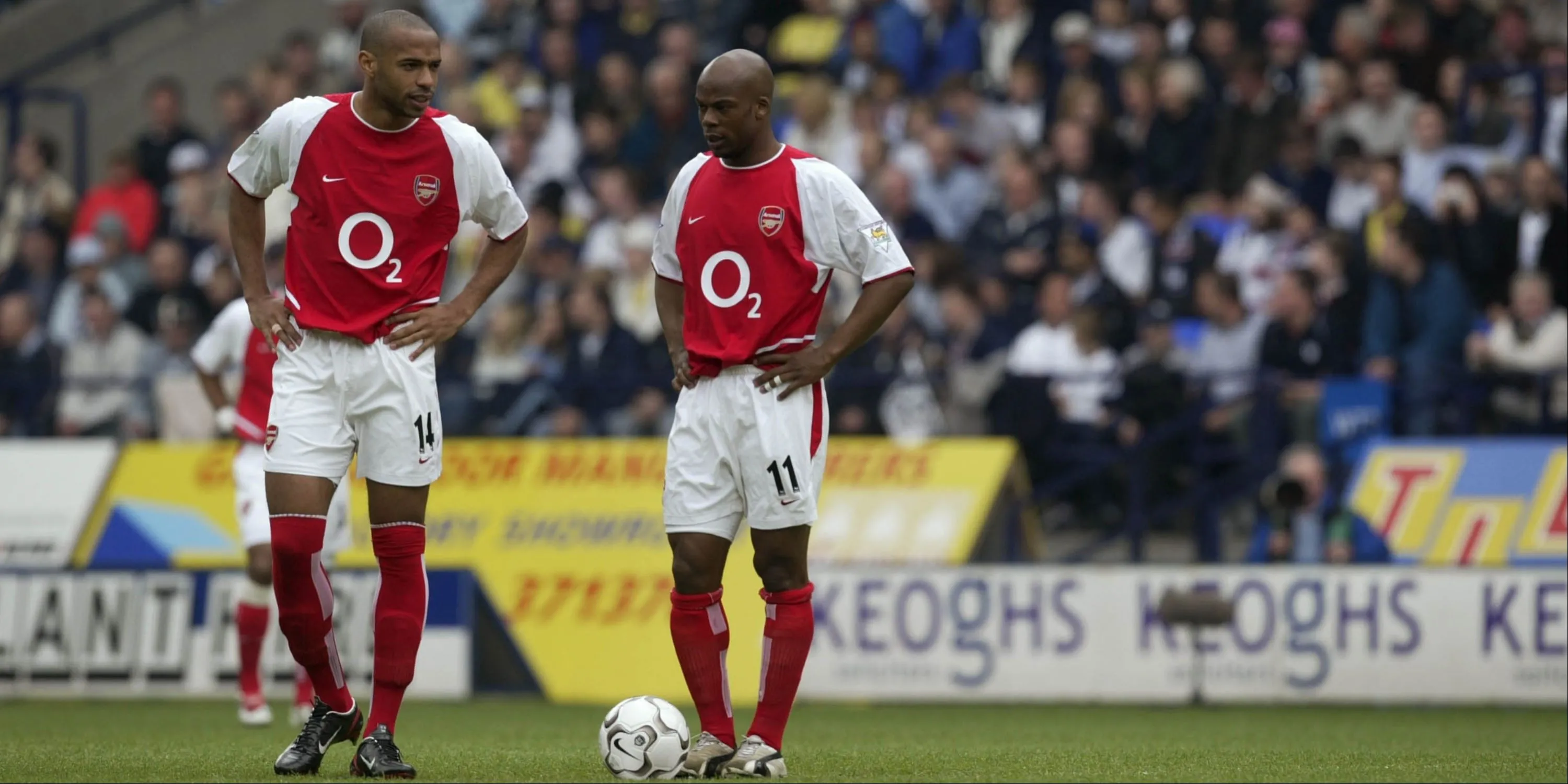Thierry Henry và Sylvain Wiltord trong màu áo Arsenal