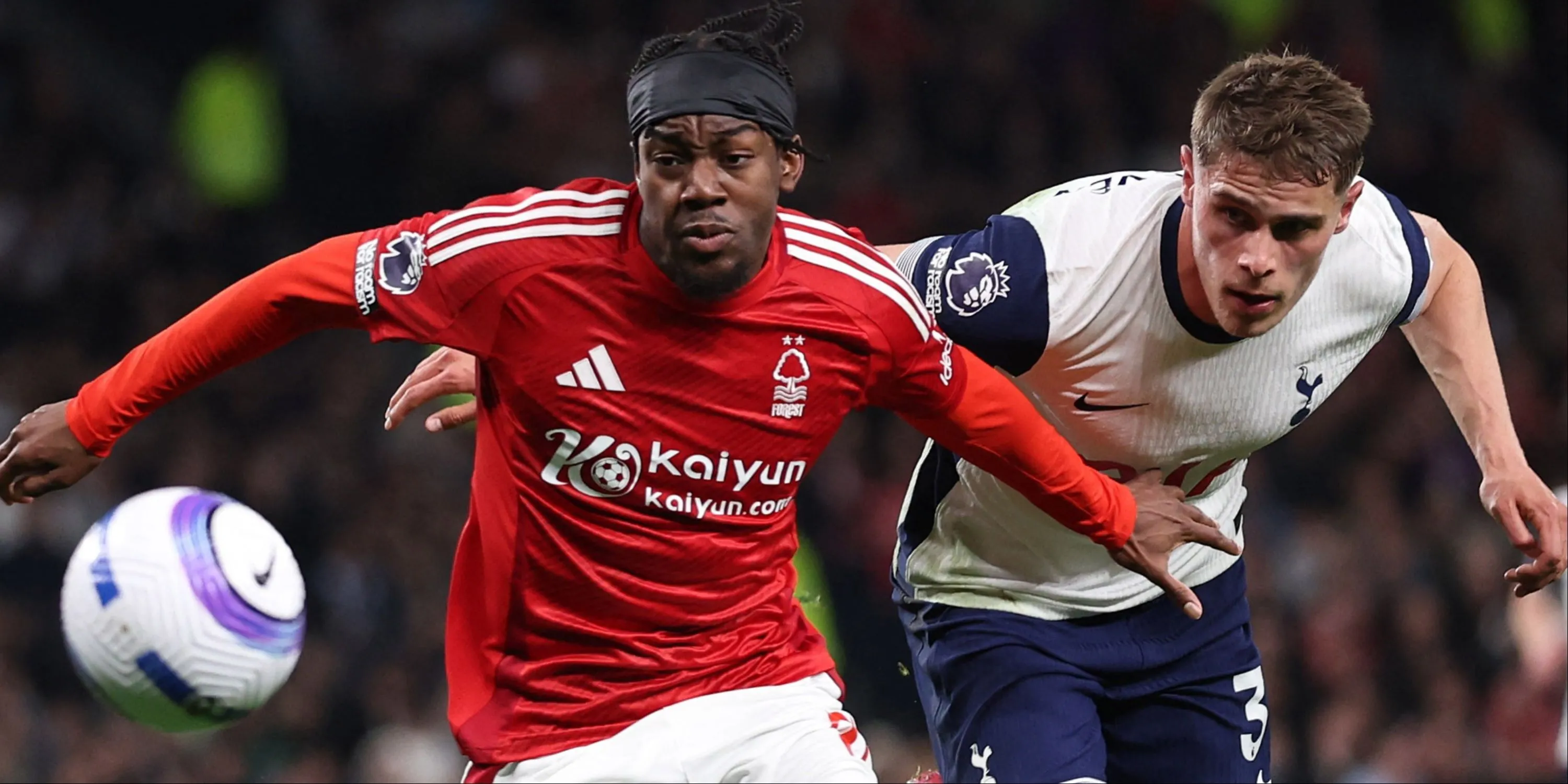 Cầu thủ Anthony Elanga của Nottingham Forest trong trận đấu