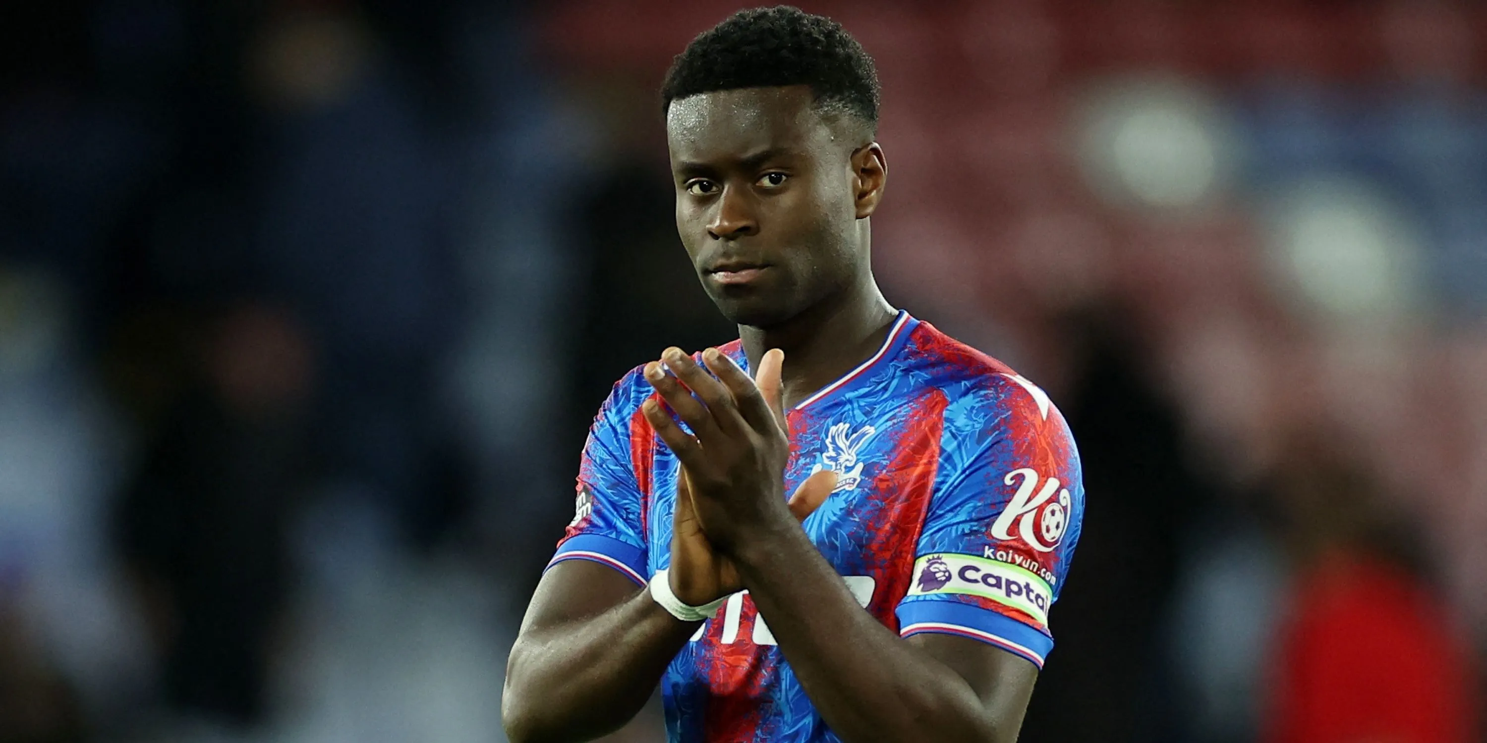 Marc Guehi trong màu áo Crystal Palace, cầu thủ được nhiều ông lớn Premier League quan tâm
