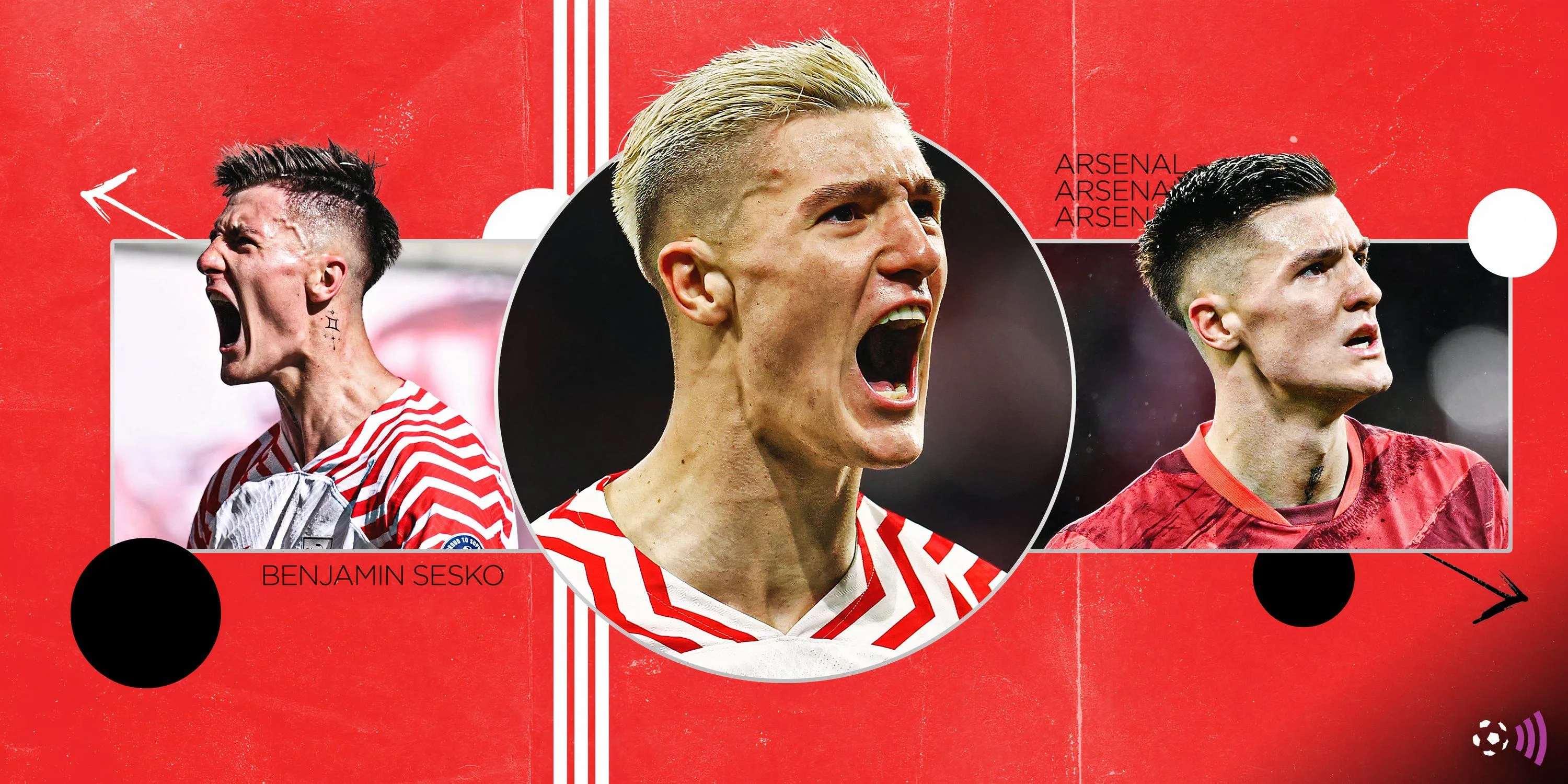 Benjamin Sesko và tiềm năng hợp tác với Eberechi Eze tại Arsenal