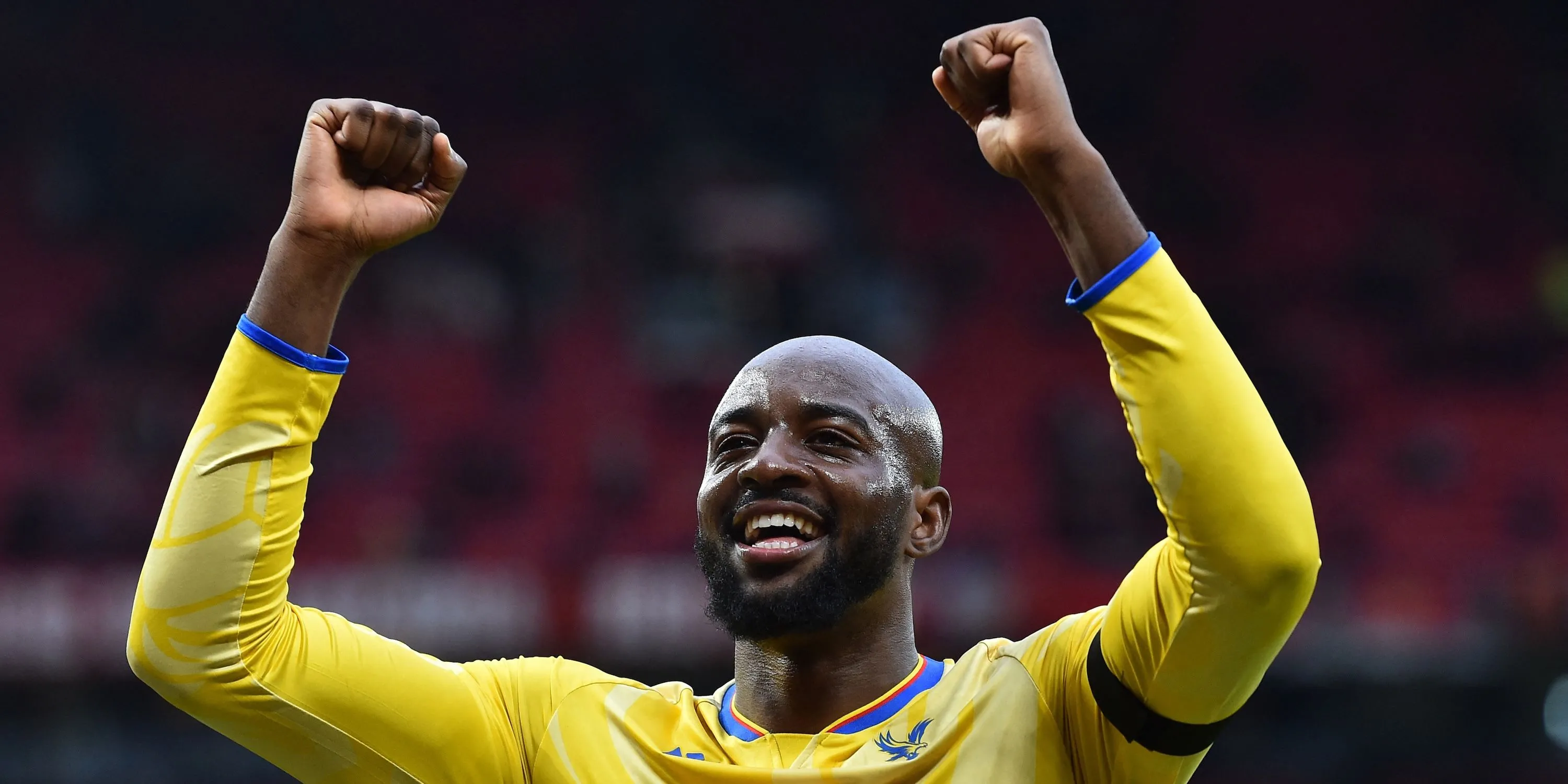 Jean-Philippe Mateta của Crystal Palace ăn mừng bàn thắng, thể hiện phong độ ấn tượng ở Ngoại hạng Anh