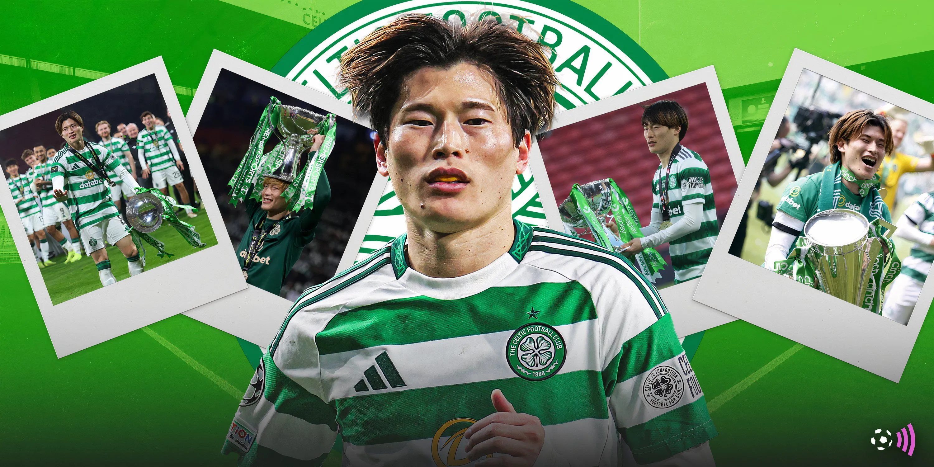 Kyogo Furuhashi, tiền đạo người Nhật Bản, trong màu áo Celtic trước khi chuyển đến Rennes