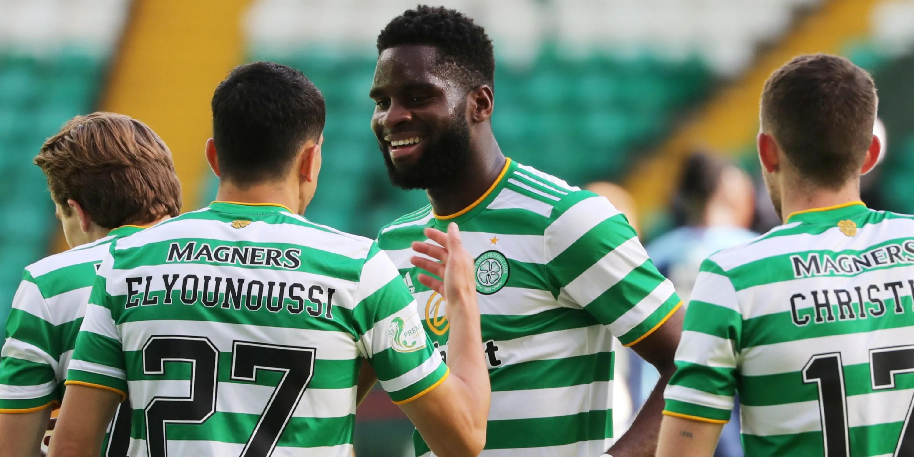 Odsonne Edouard, tiền đạo người Pháp, ăn mừng bàn thắng trong thời kỳ đỉnh cao ở Celtic