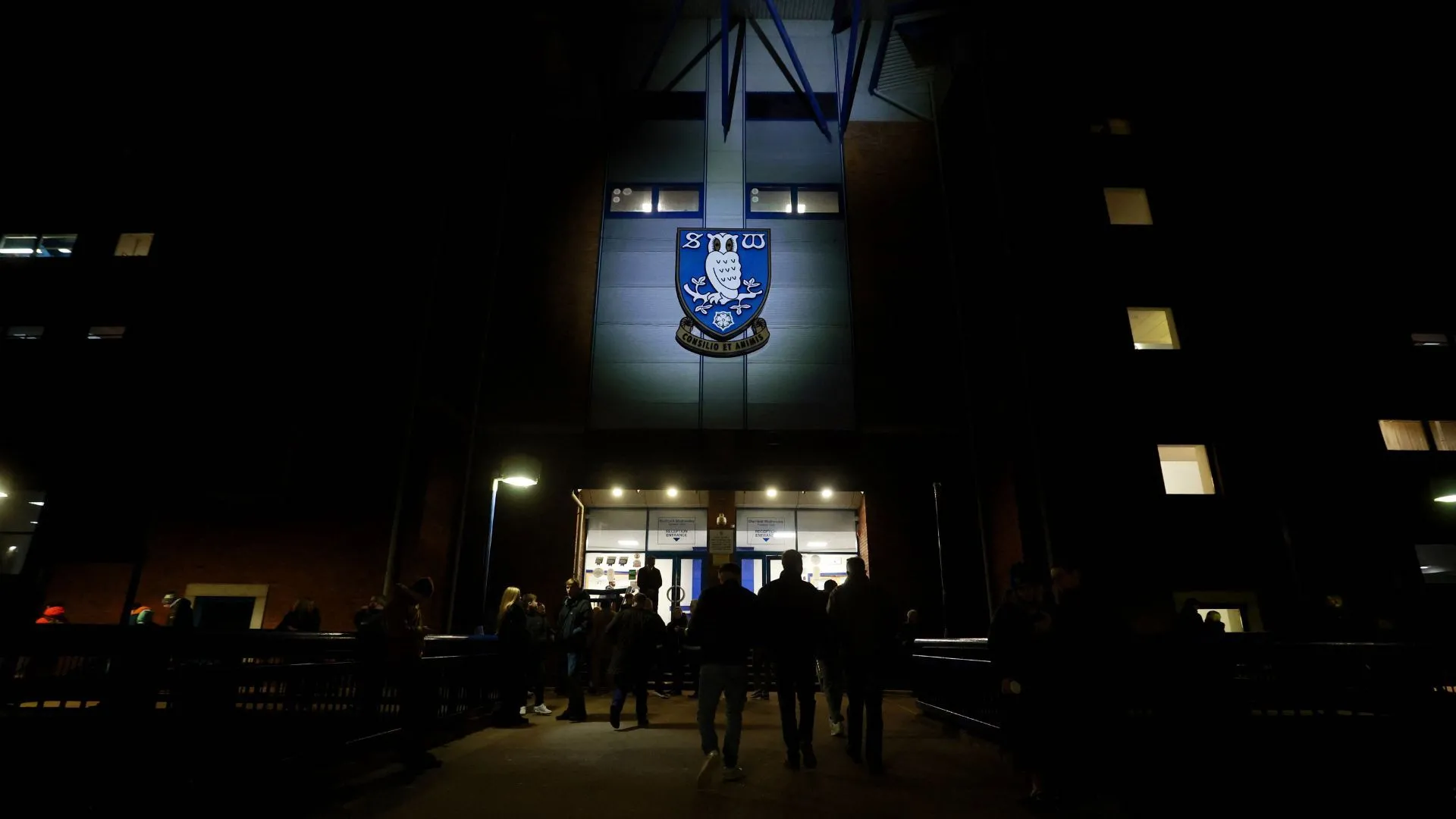 Toàn cảnh sân vận động Hillsborough, sân nhà của CLB Sheffield Wednesday, địa điểm trung tâm trong cuộc khủng hoảng tài chính hiện tại