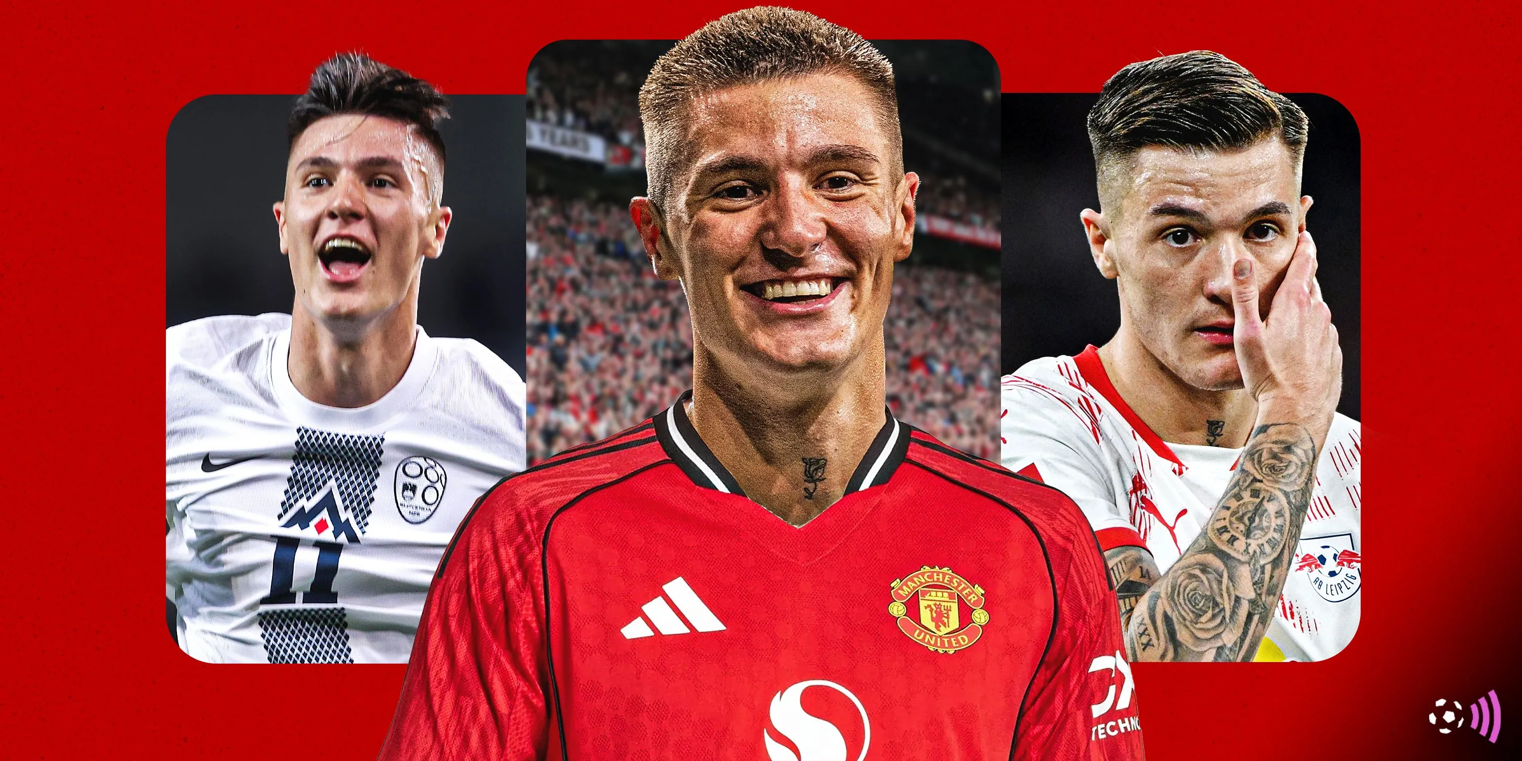 Chân dung tiền đạo Benjamin Sesko của Manchester United tại Ngoại hạng Anh.