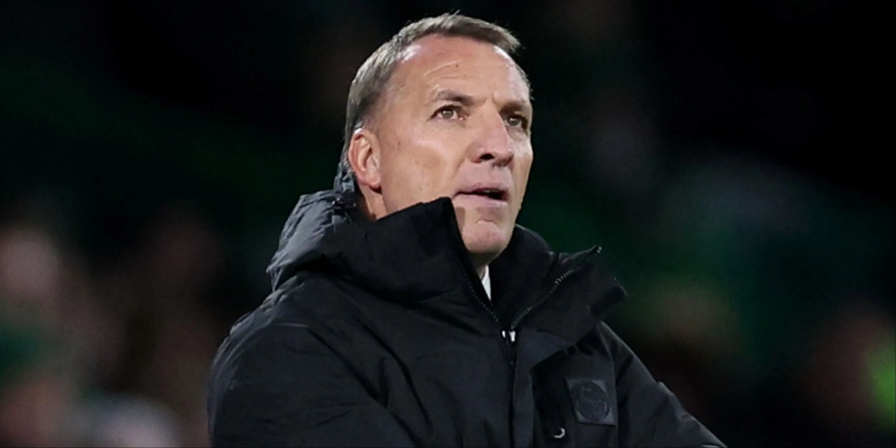 Huấn luyện viên Brendan Rodgers của Celtic phản ứng trong một trận đấu