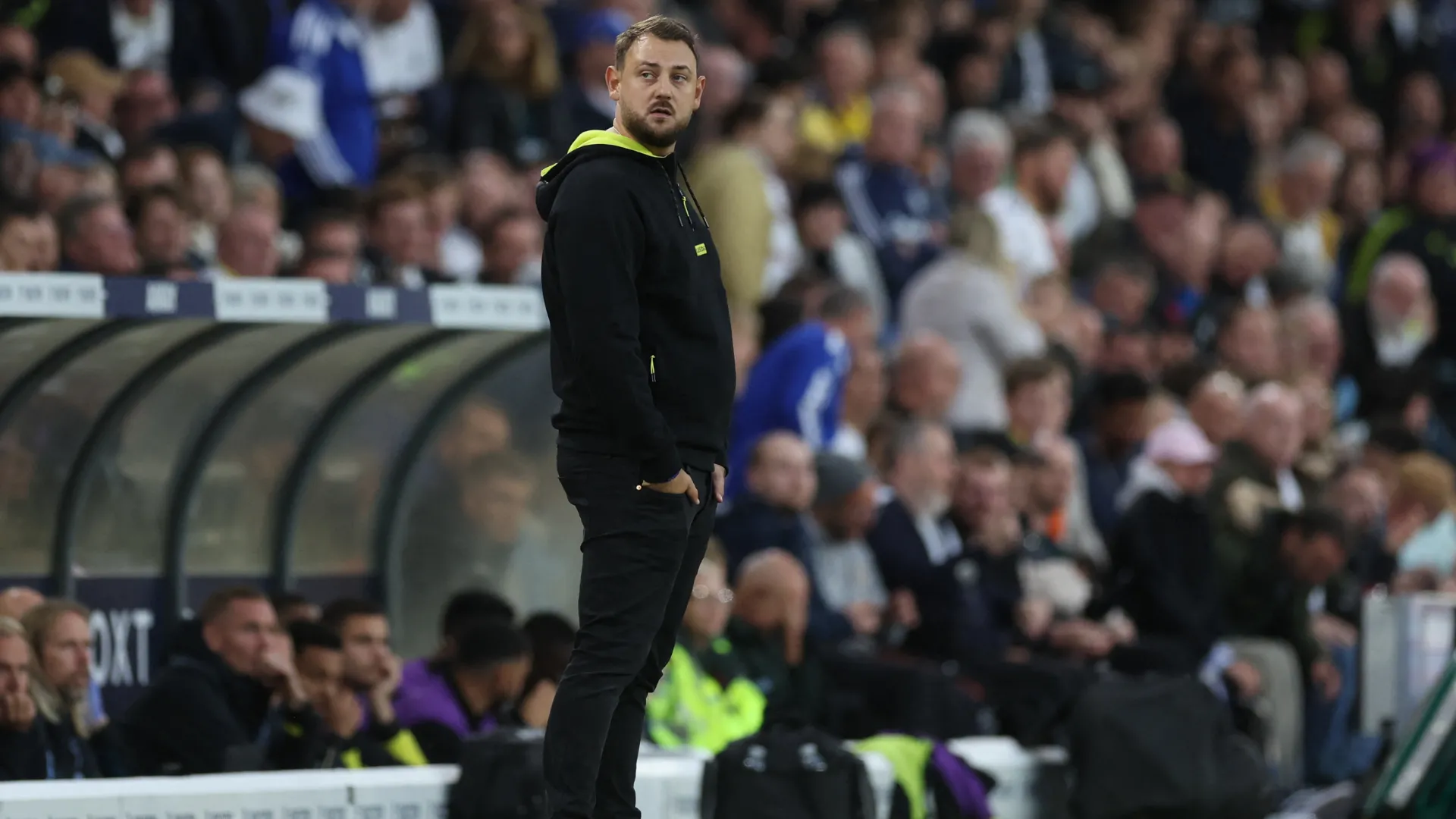 René Maric trong vai trò trợ lý huấn luyện viên tại Leeds United năm 2022